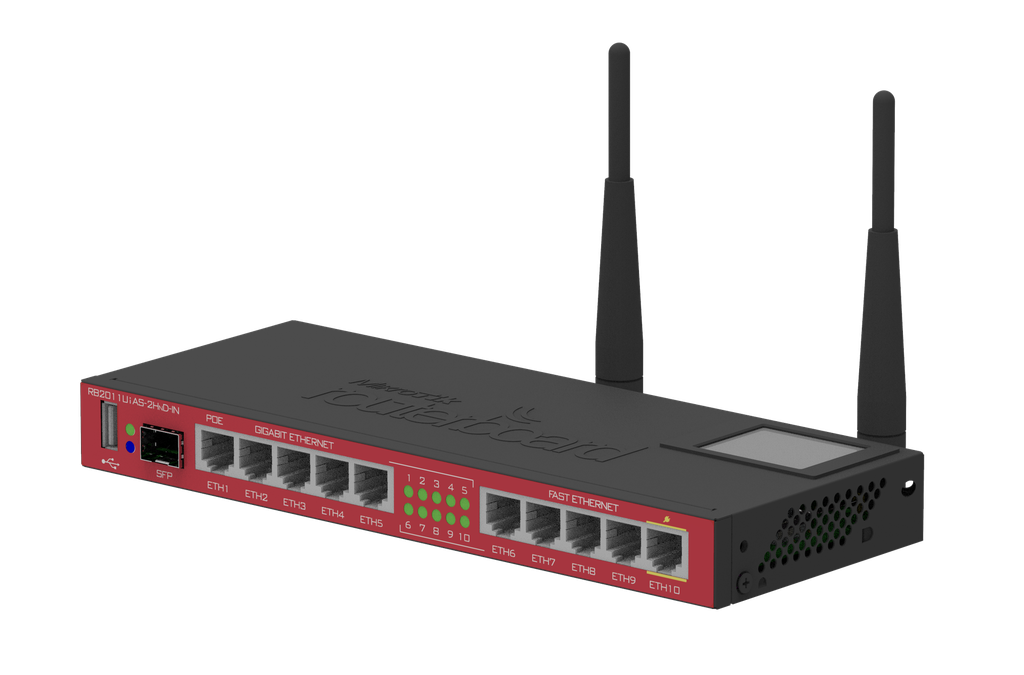 Mikrotik RouterBoard RB2011UiAS-2HnD-IN Wireless Router