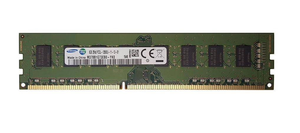 Samsung 1x 8GB DDR3-1600 RDIMM PC3L-12800R Dual Rank x8 Module