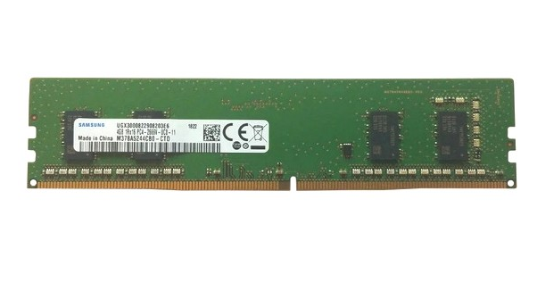 Samsung 4GB (1Rx16) PC4-21300 288-Pin DIMM DDR4 2666MHz Non-ECC Unbuffered RAM