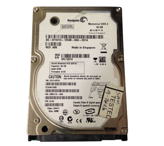 Seagate 40GB Hard Disk Drive SATA