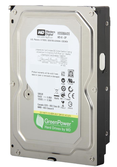 WD 500GB Internal 7200RPM 3.5" HDD