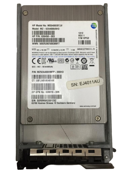 HP G8 G9 400-GB 2.5 SATA 3G ME EM SSD