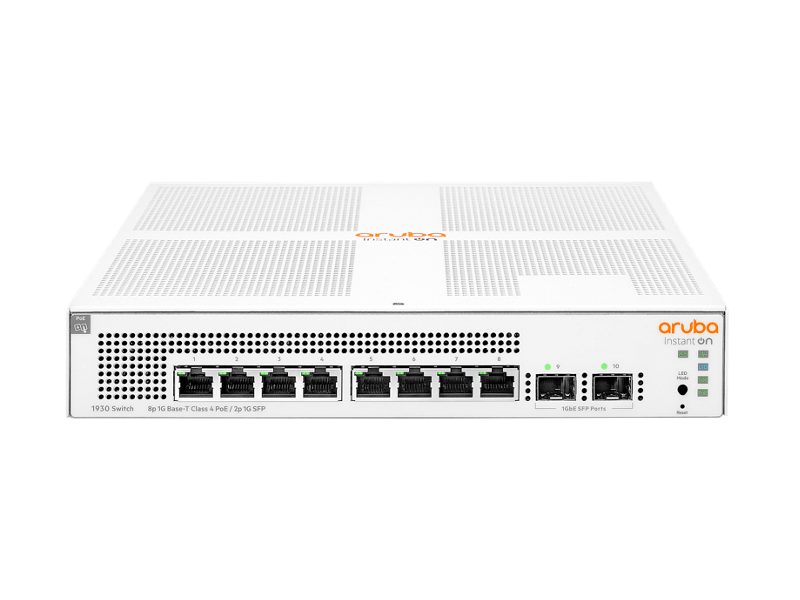 HPE Aruba Instant On 1930 8G Class4 PoE 2SFP 124W Switch