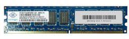 [NT2GT72U8PD0BY-AD] Nanya 2GB PC2-6400 DDR2-800MHz ECC Unbuffered CL6 240-Pin DIMM Memory Module